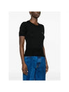 ORB Logo Short Sleeve Knit Top Black - VIVIENNE WESTWOOD - BALAAN 3