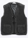 Jules Jacket Vest Heather Grey - A.P.C. - BALAAN 3