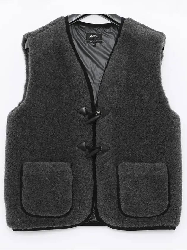 Jules Jacket Vest Heather Grey - A.P.C. - BALAAN 3