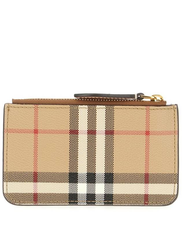 Check Strap Card Wallet Archive Beige - BURBERRY - BALAAN 3