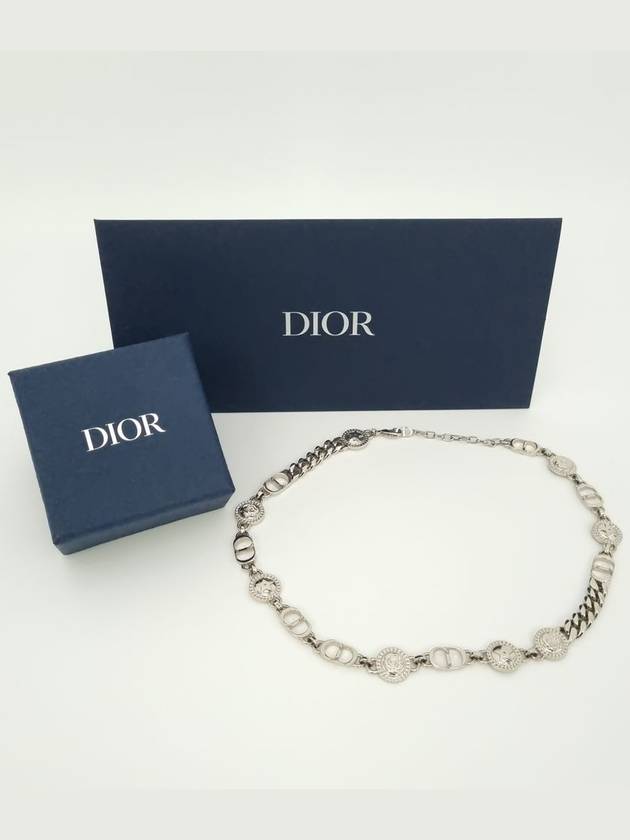 Etoile CD medal chain link necklace - DIOR - BALAAN 10