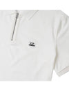 Logo Patch Polo Shirt White - CP COMPANY - BALAAN 7