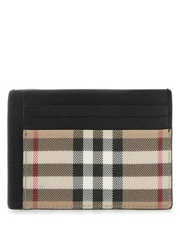 Men's Vintage Check Money Clip Card Wallet Beige - BURBERRY - BALAAN 1