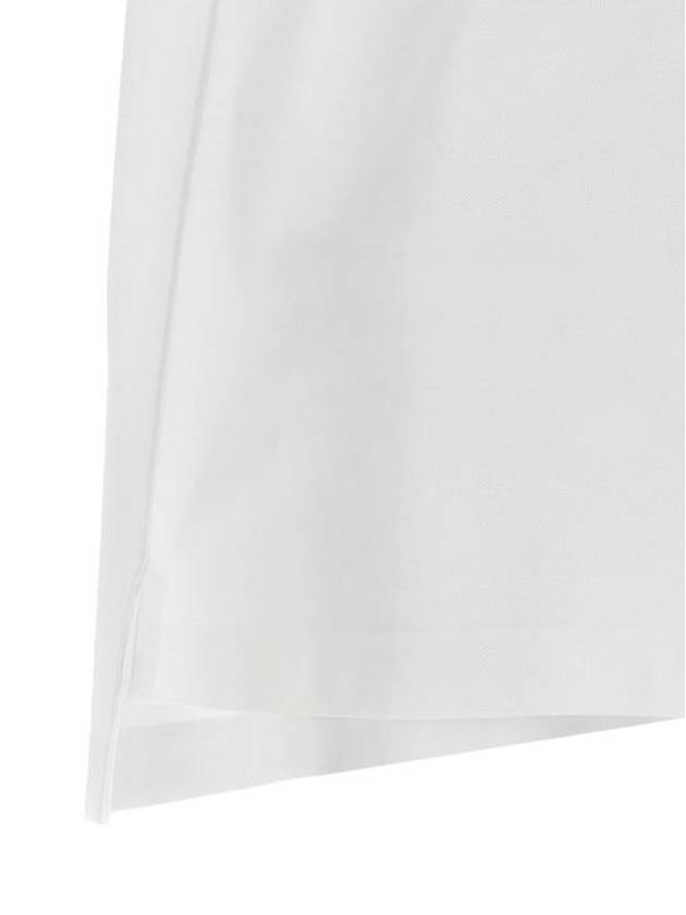 Embroidered Logo Cotton Polo Shirt White - GIVENCHY - BALAAN 5