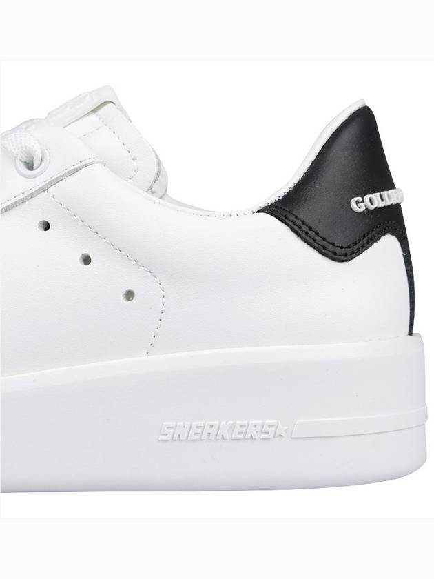 Women's Black Tab Purestar Low Top Sneakers White - GOLDEN GOOSE - BALAAN 7