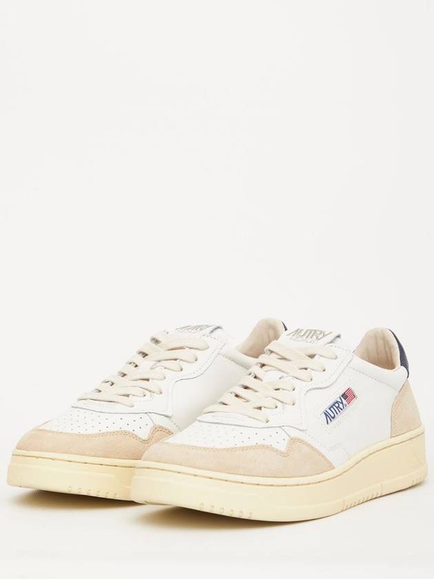 Medalist Navy Tab Low Top Sneakers White Blue - AUTRY - BALAAN 3