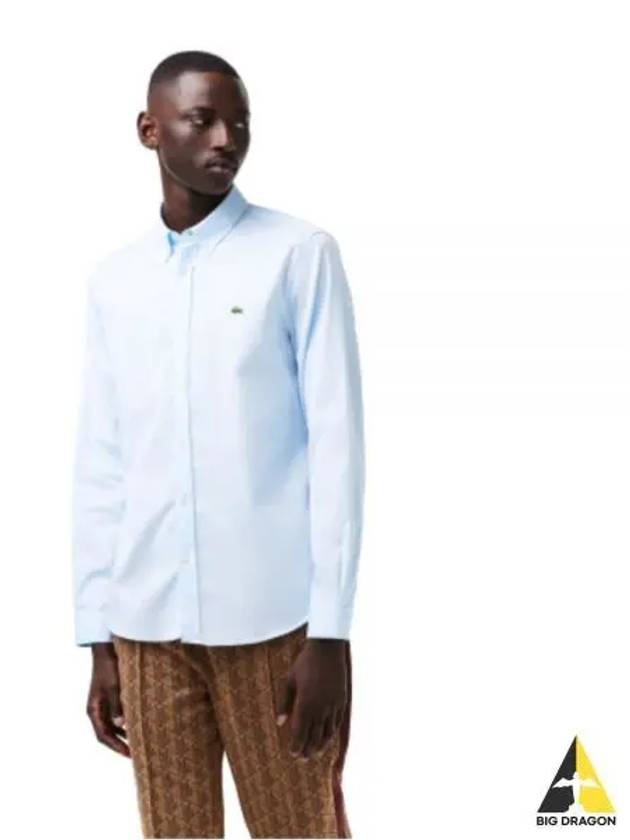 Regular fit premium cotton shirt - LACOSTE - BALAAN 2