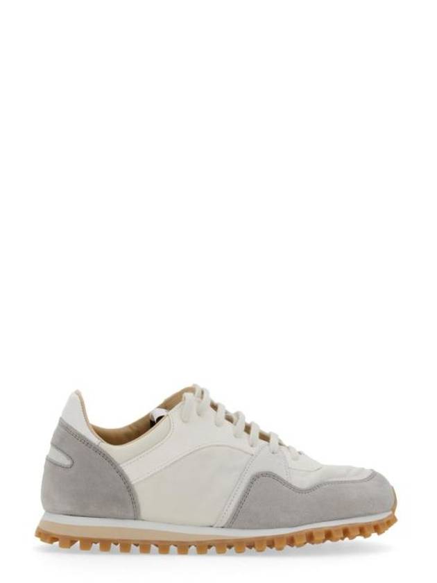 Men's Trail Leather Low Top Sneakers Light Grey - SPALWART - BALAAN 3