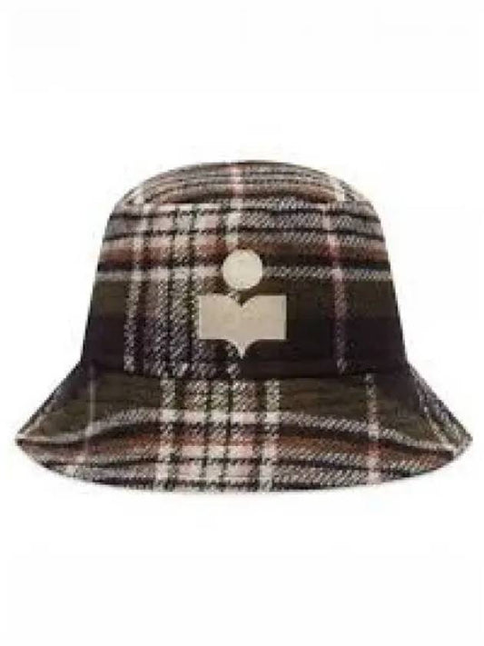 Hailey Wool Blend Check Bucket Hat - ISABEL MARANT - BALAAN 2