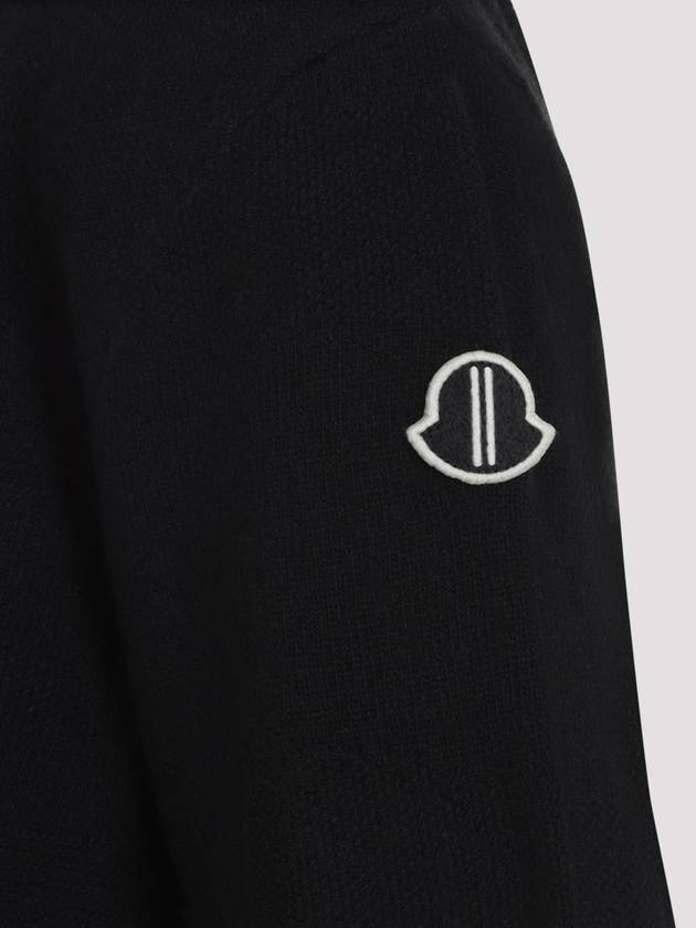 Rick Owens Wool Cashmere Knit Top Black - MONCLER - BALAAN 5