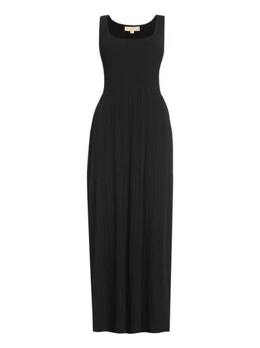 midi dress MS4822IBFD 001 black - MICHAEL KORS - BALAAN 1