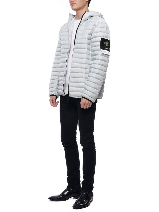 Loom Woven Chambers R-Nylon Down-TC Packable Jacket light Grey - STONE ISLAND - BALAAN 5