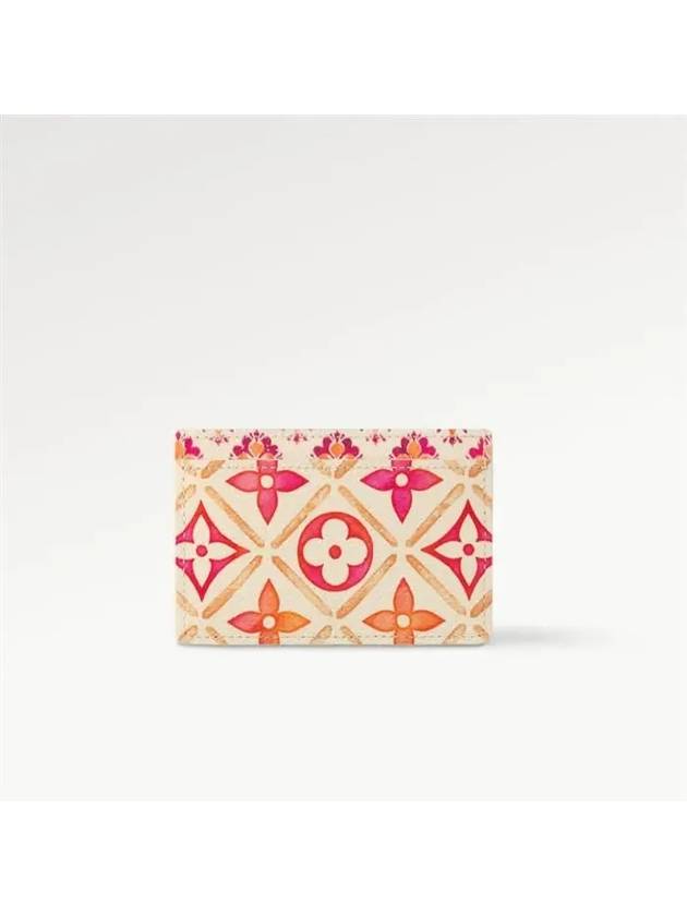 Monogram Card Wallet Beige - LOUIS VUITTON - BALAAN 4