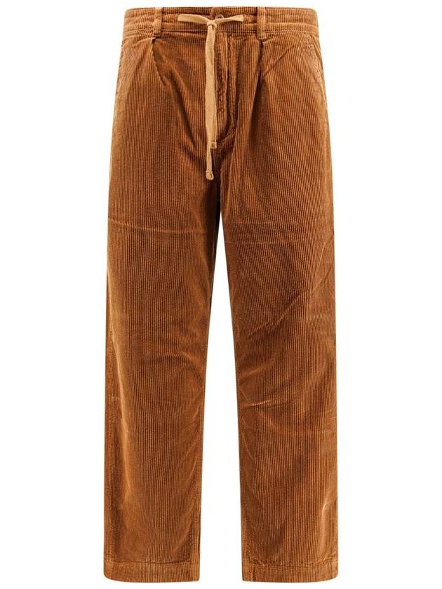 Corduroy Straight Pants Brown - POLO RALPH LAUREN - BALAAN 5