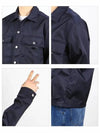 Men's Flap Pocket Regular Fit Re-Nylon Jacket Navy - PRADA - BALAAN 4