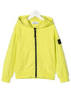 Kids Women s Wapen Hooded Zip Up Lemon 741660740 V0031 - STONE ISLAND - BALAAN 1