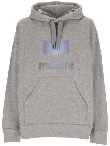 Miley Logo Print Hoodie Grey - ISABEL MARANT - BALAAN 1