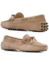 Gommino Suede Driving Shoes Beige - TOD'S - BALAAN 2