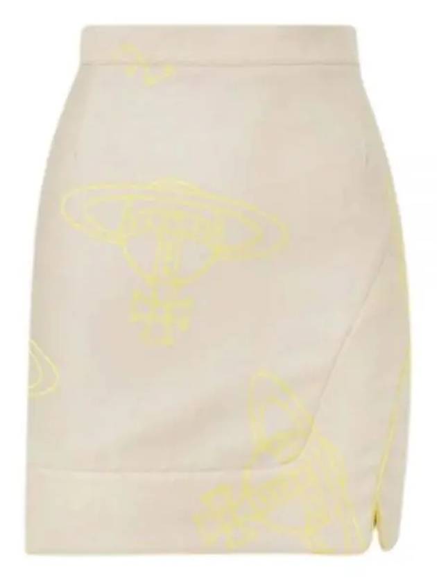 Rita A-line Skirt Ivory - VIVIENNE WESTWOOD - BALAAN.