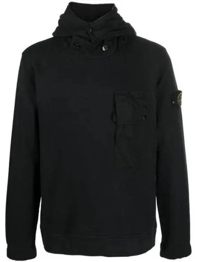 771564820 Wappen patch flap pocket hooded sweatshirt 1207737 - STONE ISLAND - BALAAN 1