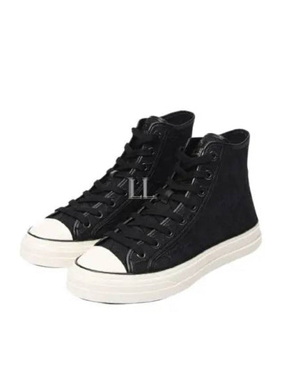 Toile Iconographe Total Loop High Top Sneakers Black - VALENTINO - BALAAN 2