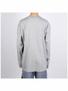 Logo Print Long Sleeve T-Shirt Grey - MONCLER - BALAAN 5