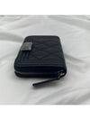 Boy Vintage Silver Hardware Quilted Caviar Zipper Card Wallet Black - CHANEL - BALAAN 5