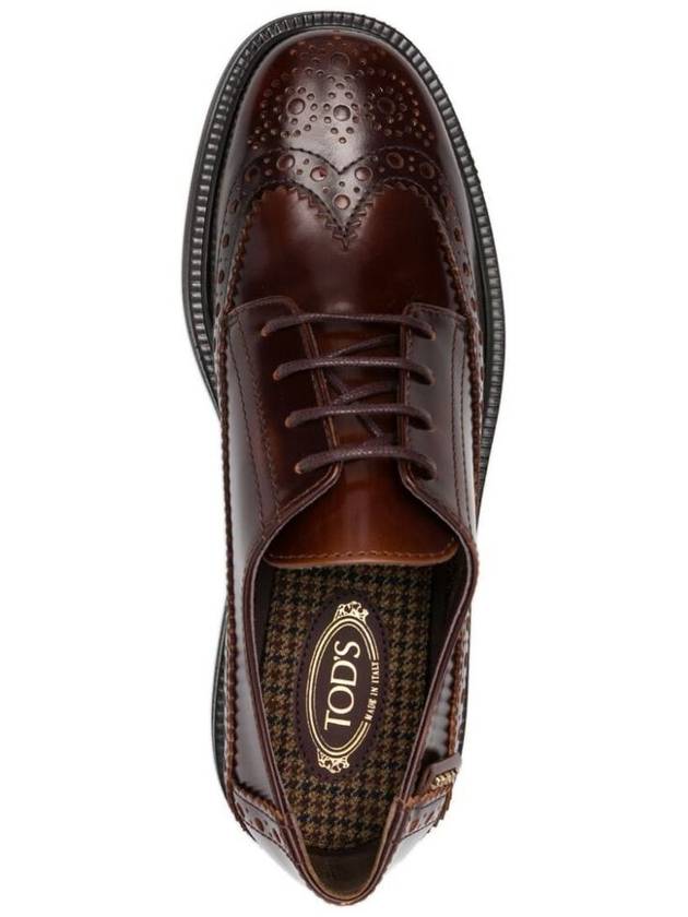 Tod'S Brogue Lace-Up Logo Tag Shoes - TOD'S - BALAAN 4