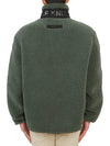 Men's Sagrek Shearling Fleece Zip-Up Jacket Green - MOOSE KNUCKLES - BALAAN 6