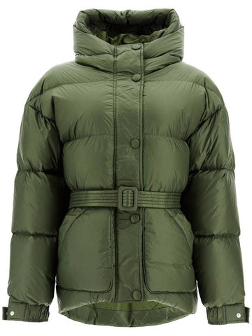 michlin belted down jacket - IENKI IENKI - BALAAN 1