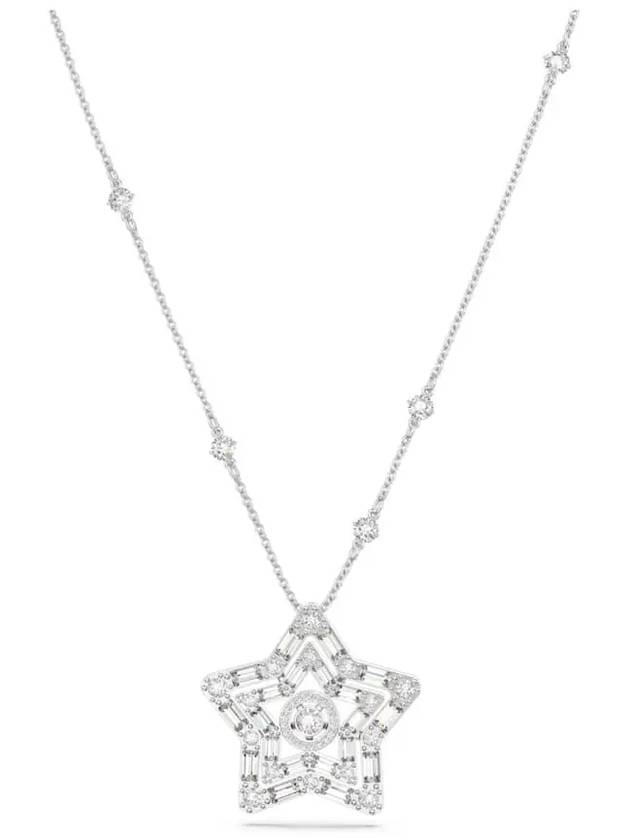 Stilla Star Pendant Necklace Silver - SWAROVSKI - BALAAN 2