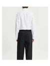 Fox Head Long Sleeve Shirt White - MAISON KITSUNE - BALAAN 7