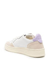 Medalist Suede Purple Tab Low Top Sneakers White - AUTRY - BALAAN 4