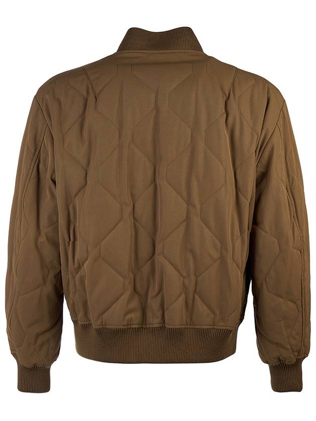 Thule Cotton Reversible Bomber Jacket Dark Khaki Desert Mist - LORO PIANA - BALAAN 7