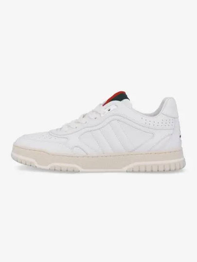 Re Web Leather Low Top Sneakers White - GUCCI - BALAAN 2