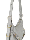 Voyou Small Leather Shoulder Bag Grey - GIVENCHY - BALAAN 10