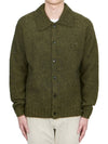 Wool Cardigan Dark Olive - ACNE STUDIOS - BALAAN 2