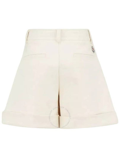 Moncler Girls High Waisted Cotton Shorts Size 10Y - MONCLER - BALAAN 2