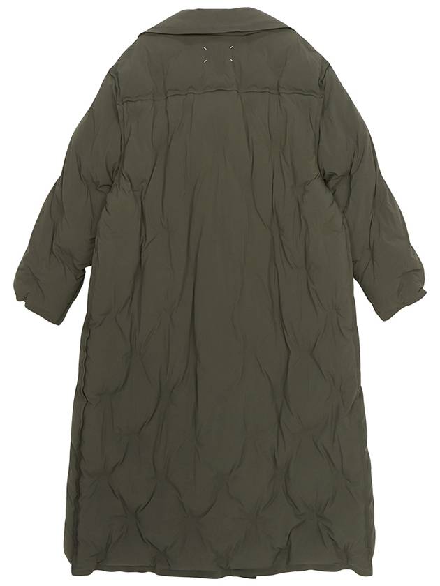 Recycled Nylon Padded Coat Olive - MAISON MARGIELA - BALAAN 3