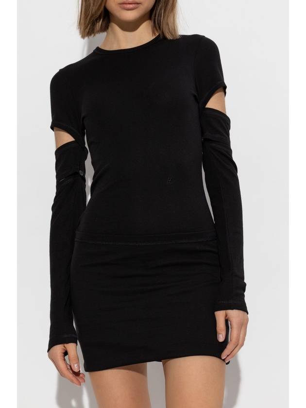 Helmut Lang Dress With Detachable Sleeves, Women's, Black - HELMUT LANG - BALAAN 3