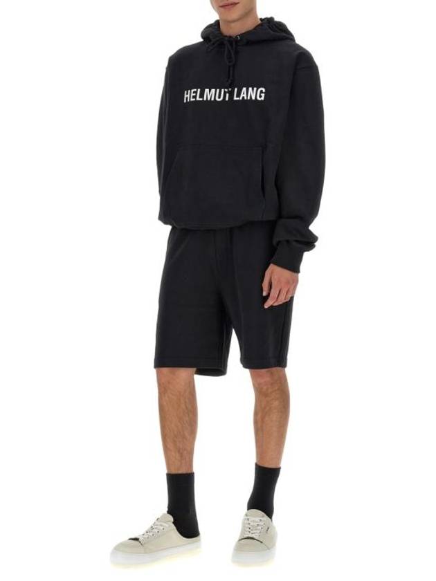 Core Logo Hoodie Black - HELMUT LANG - BALAAN 5