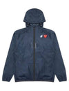 Small Heart Wappen Windbreaker Navy - COMME DES GARCONS - BALAAN 2