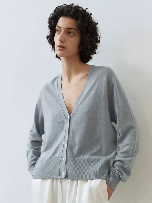 Whole garment V cardigan 2 colors - WHEN WE WILL - BALAAN 1
