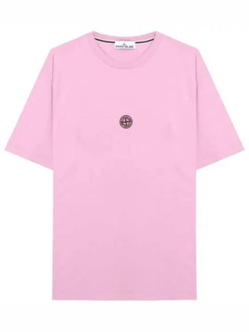 Compass logo lettering print t shirt short sleeve men s - STONE ISLAND - BALAAN 1