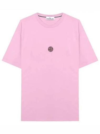 Compass logo lettering print T shirt - STONE ISLAND - BALAAN 1