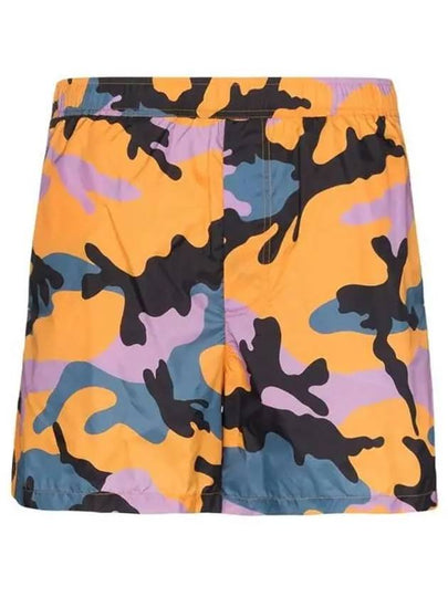 Men's Camouflage Print Swim Shorts Yellow - VALENTINO - BALAAN 2