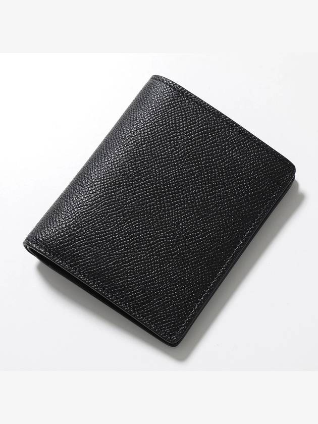 Stitch Logo Compact Bifold Half Wallet Black - MAISON MARGIELA - BALAAN 4