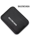 Cash Logo 2 Fold Card Wallet Black - BALENCIAGA - BALAAN 5