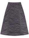 Front Open Cargo A-Line Skirt Grey - OFFGRID - BALAAN 3