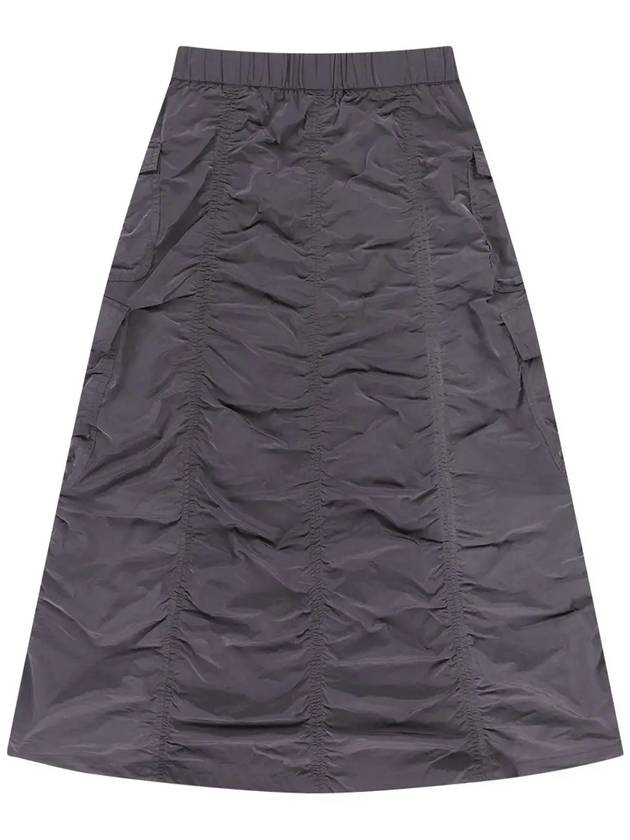 Front Open Cargo A-Line Skirt Grey - OFFGRID - BALAAN 3